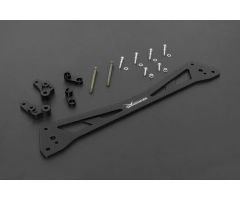Sub-frame Reinforced Brace Honda Civic, Crx, Integra Black - #7542-BLK
