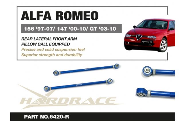 Barre De Coffre Arrière OMTEC Pour Alfa Romeo 147 (2000-2010) - Acier - Neuf Sous Garantie