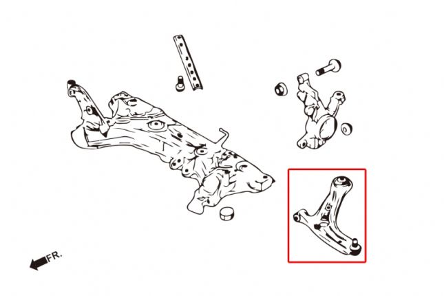 ATEC Germany 2x Bras De Suspension Avant Gauche Droit + 2x Barres De Liaison - Compatible Ford Fiesta Mk6 & Mazda 2